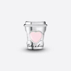 PANDORA Take a Break Coffee Cup Charm
